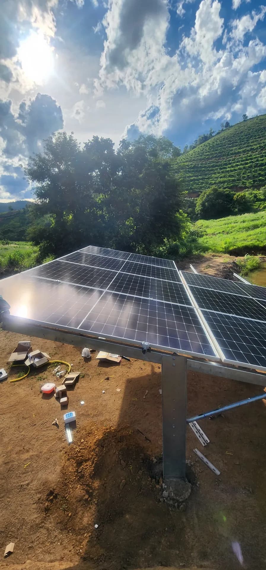 Abel Rebouças — geração solar na propriedade — registro de campo 1